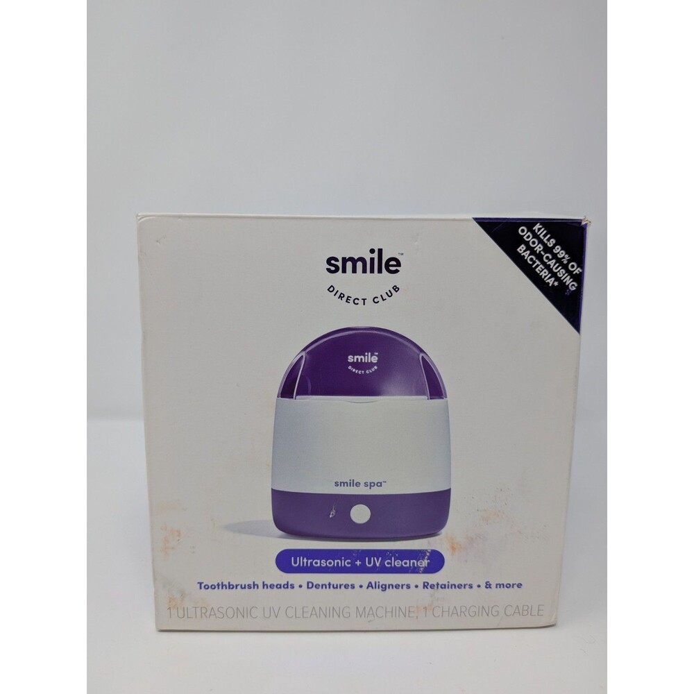 SmileDirectClub Smile Spa Ultrasonic UV Cleaner Retainer Aligner Dental NIB